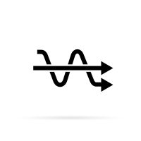 Simplify arrows icon symbol simple design. Vector eps10